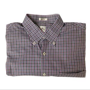 PETER MILLAR Checked Button Down Size L